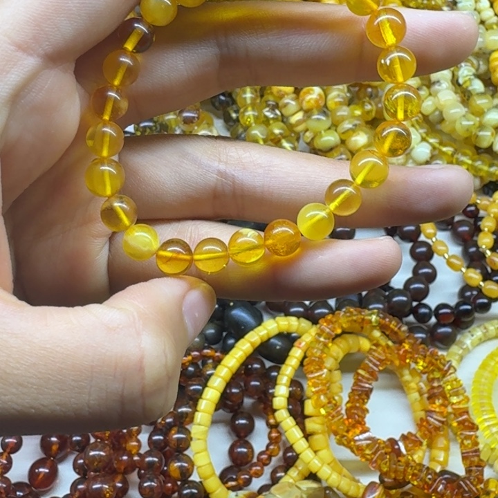 琥珀未镶嵌珠宝奇石