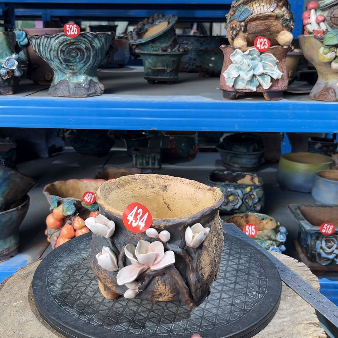 微瑕434 号陶然花器手工花盆