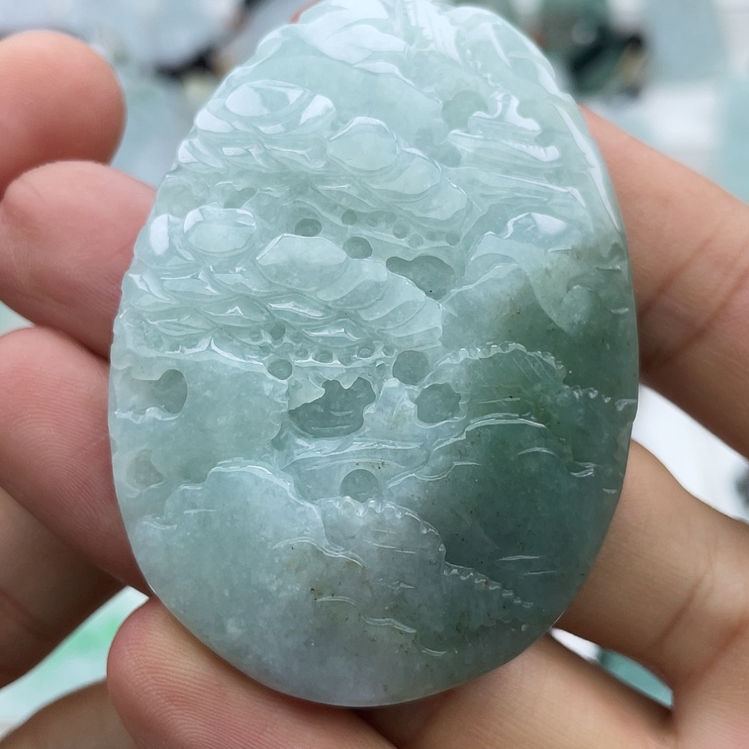 颈饰未镶嵌翡翠翡翠