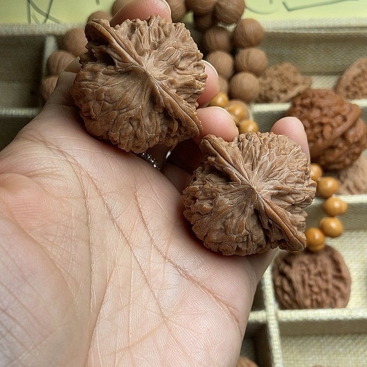 梵***护吊坠文玩核桃43磨盘