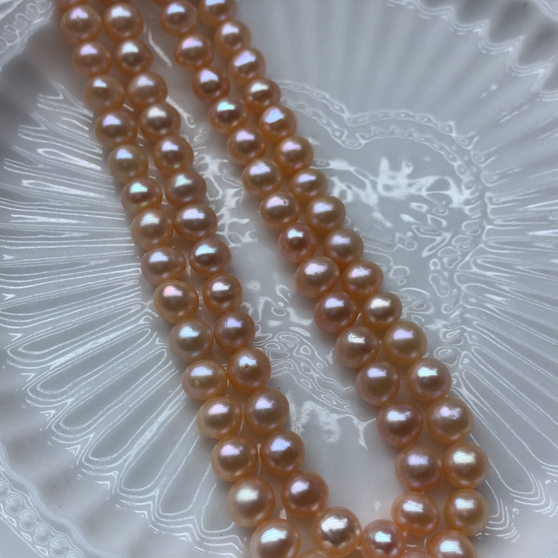 淡水珍珠项链6-7未镶嵌x26，项链