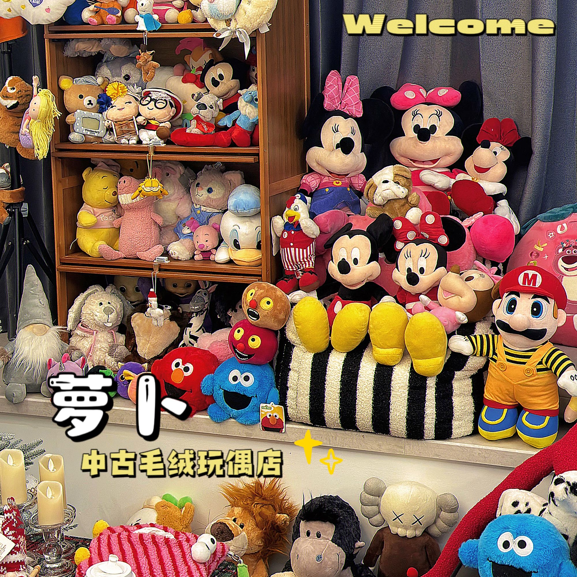 萝卜中古毛绒玩具 默认微瑕（扣号）发货no退no换