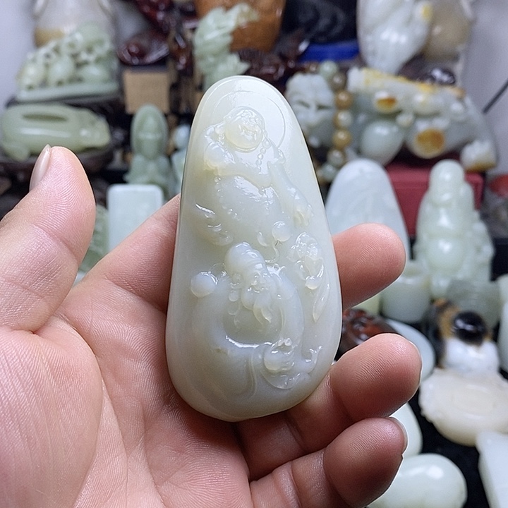 和田玉挂件未镶嵌@***行