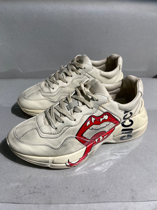 95新 GUCCI/古驰 41.5码 老爹鞋休闲鞋男鞋板鞋