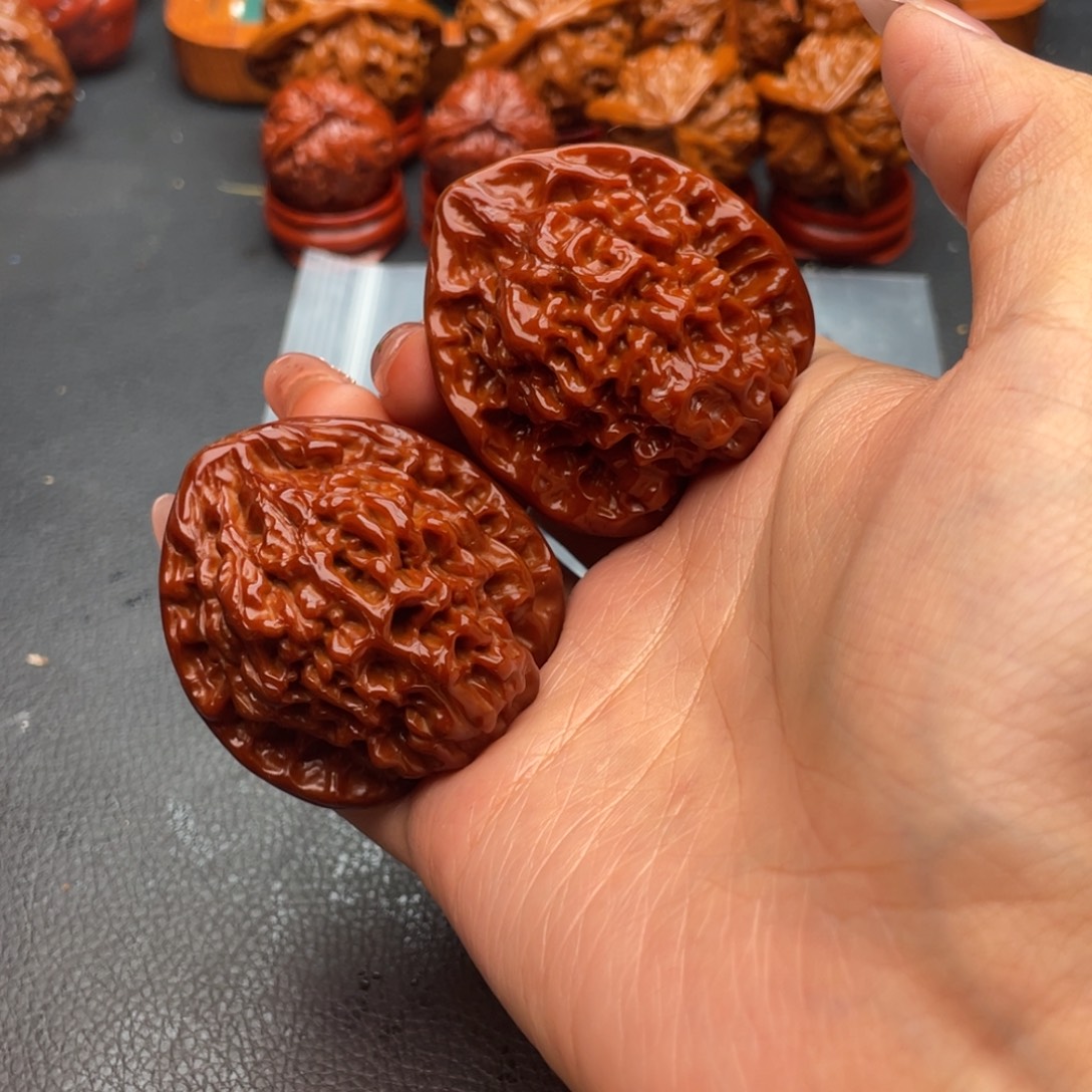 文玩核桃把件官帽