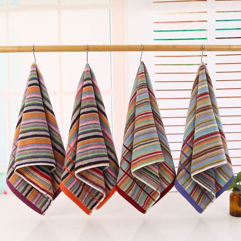 (到手2条)36*76cm纯棉毛巾加厚不掉毛 