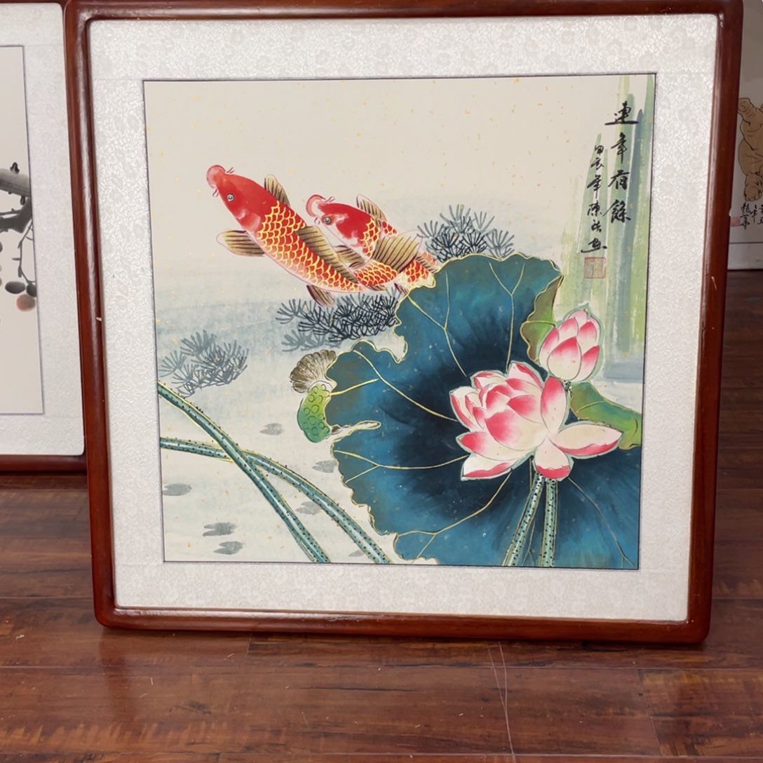 国画带框尺寸63*63厘米