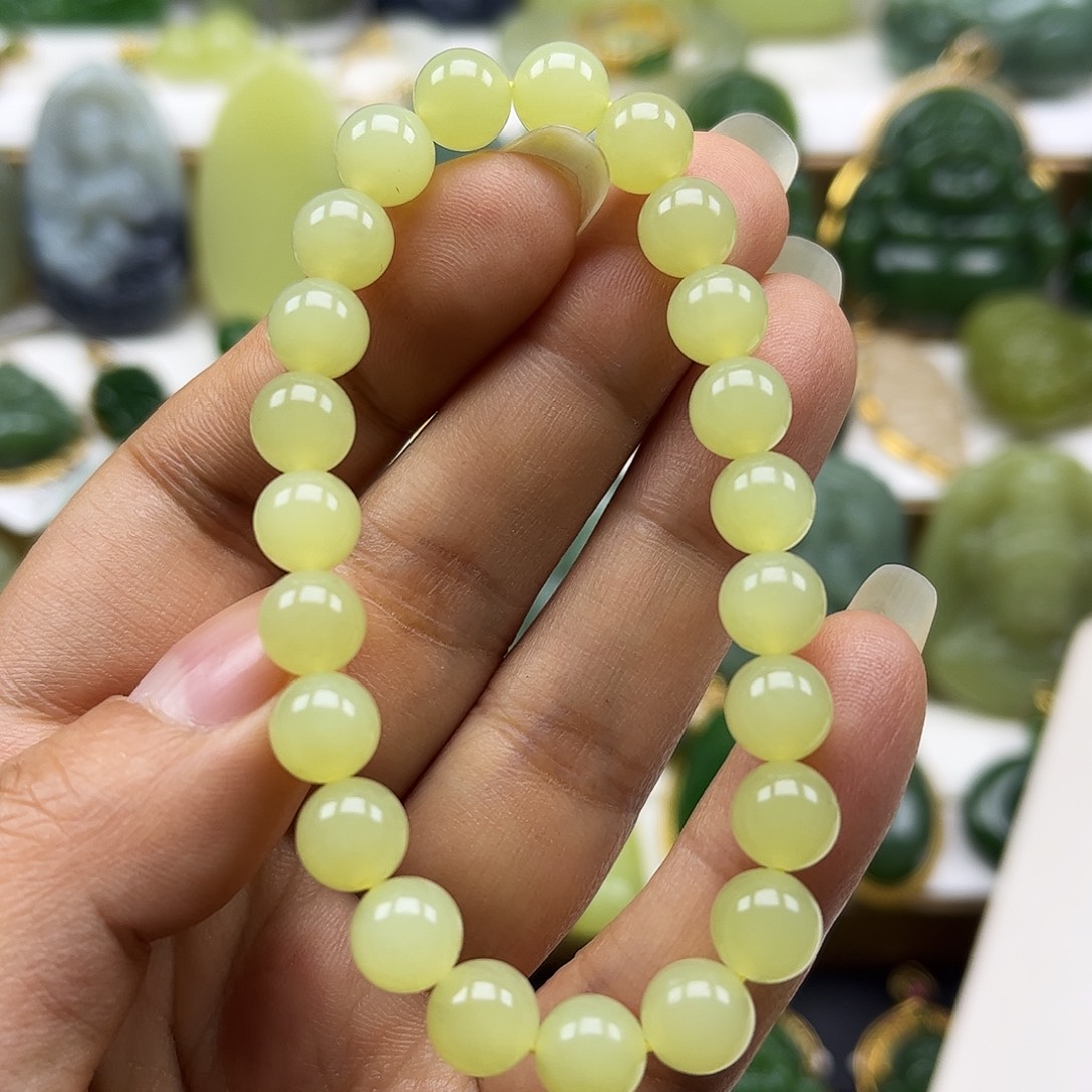 和田玉未镶嵌手串