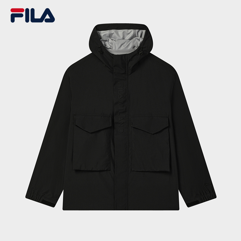 Fila/斐乐早秋新款流光风男户外休闲百搭运动梭织外套秋冬穿搭