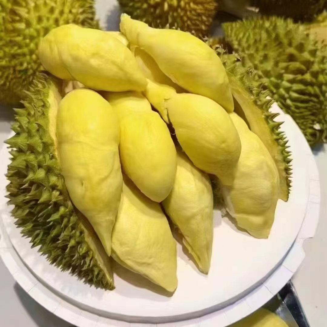 新鲜榴莲纯肉58/斤，干包黄肉软糯香甜核小榴莲同城送金枕越南