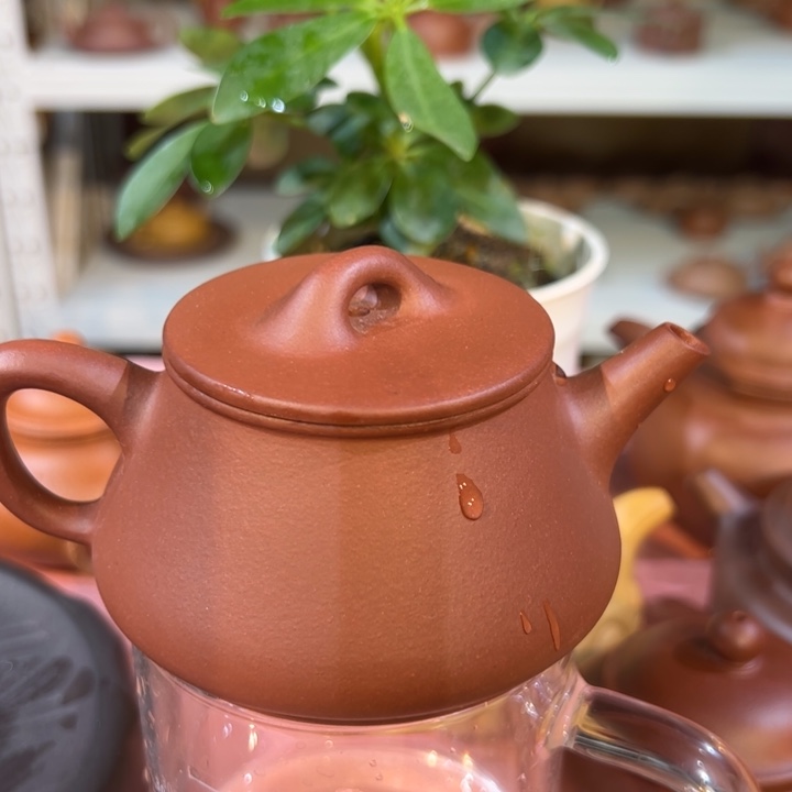 茶壶紫砂精工瓦片150cc