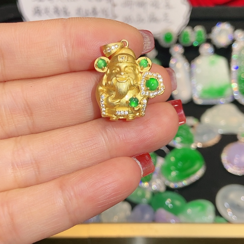 【闪购商品】颈饰未镶嵌翡翠天然翡翠