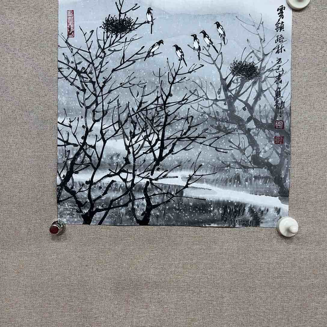 国画石建勋教授精品国画