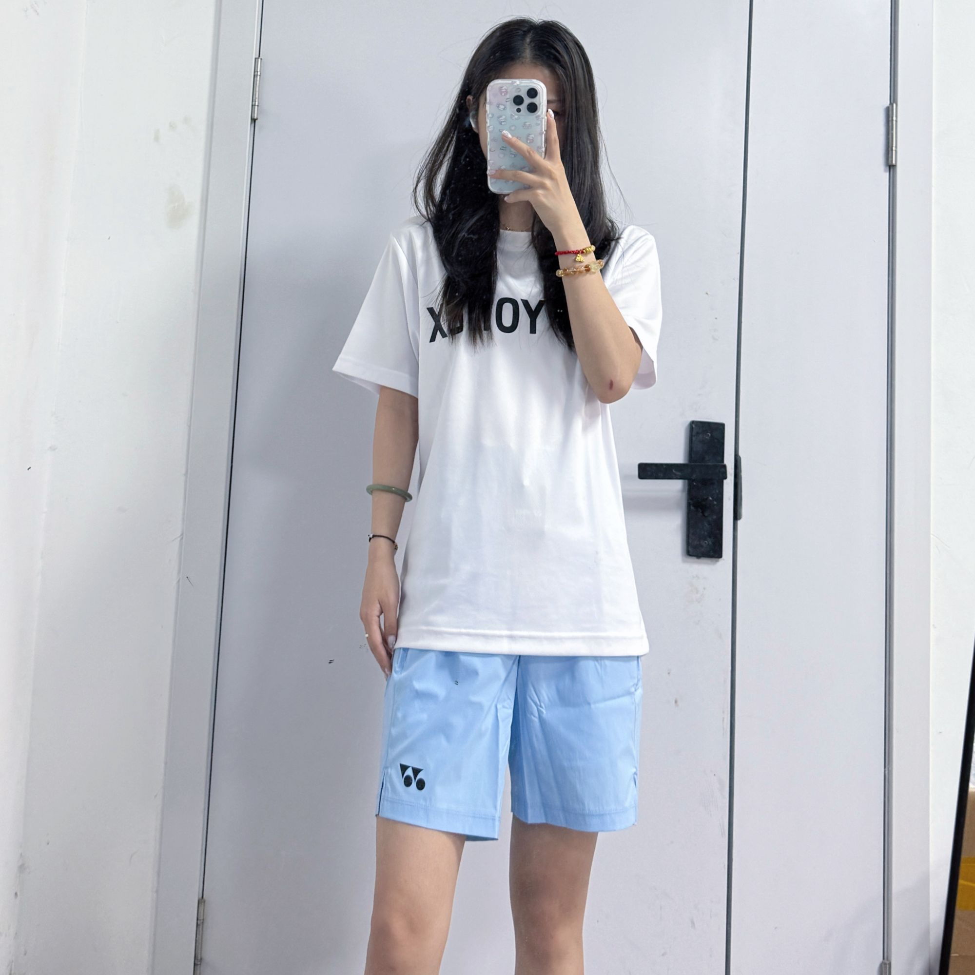 新款YONEX尤尼克斯 羽毛球服男女运动跑步吸汗短裤速干1202525BCR
