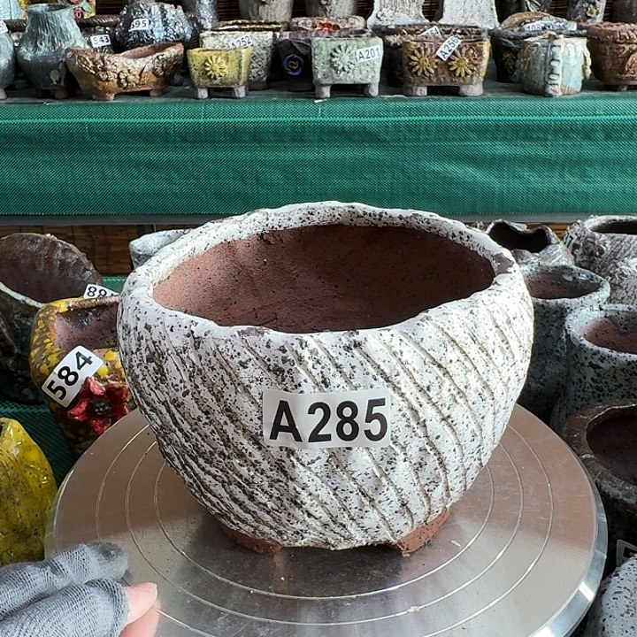 内口13高11粗陶手工