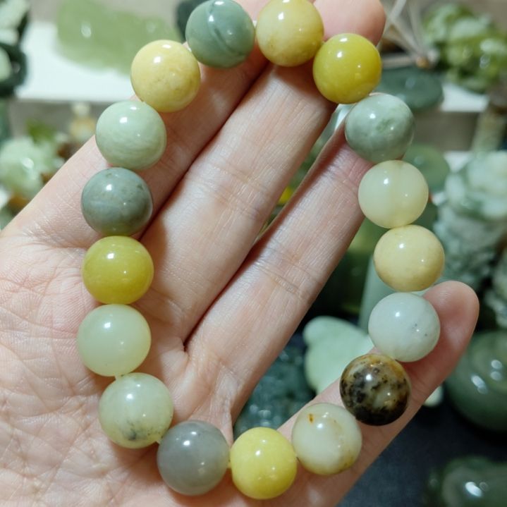 岫玉手串款式未镶嵌