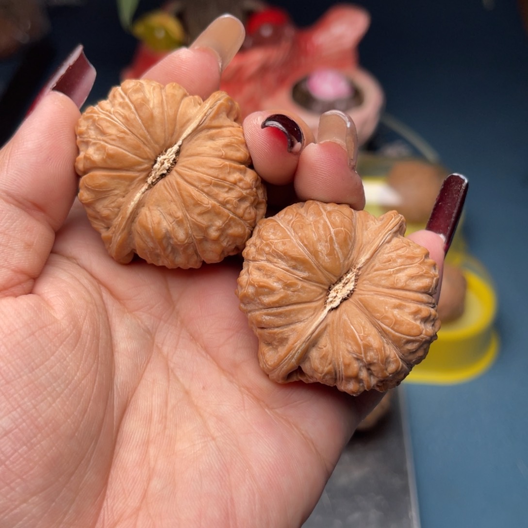 文玩核桃把件南瓜墩44