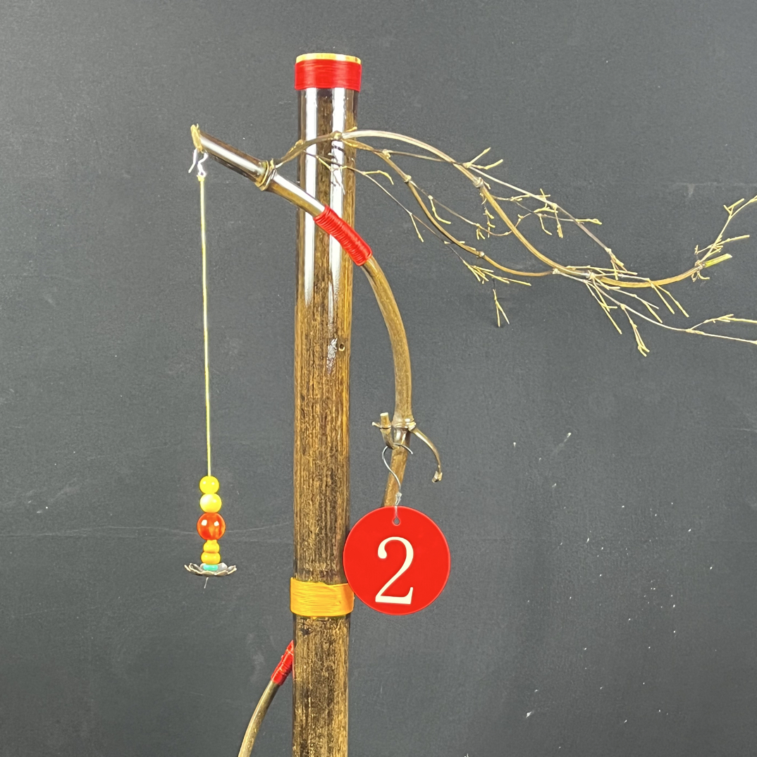 精美竹制国风龙挂香架可用于倒流香