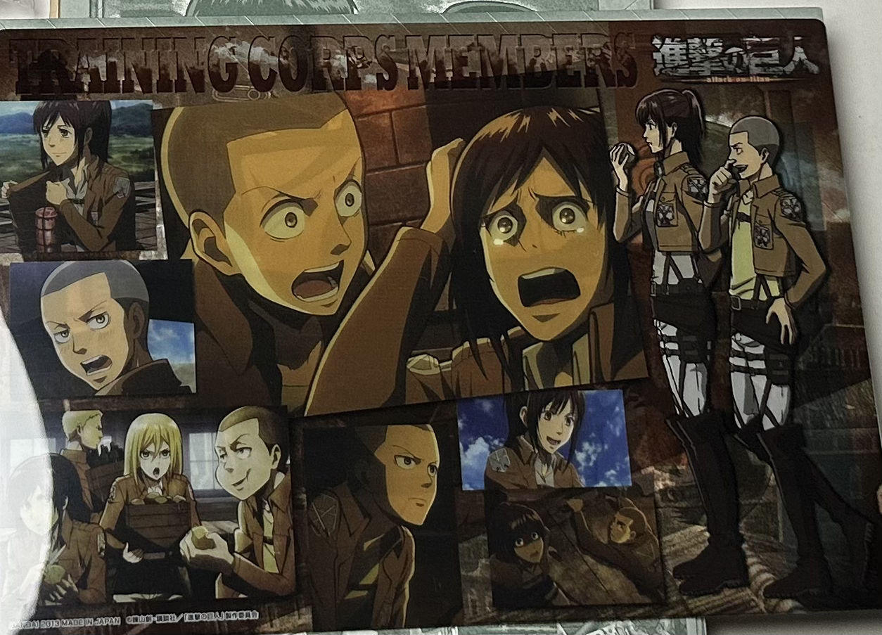 中古（日版）进击的巨人 大透 收藏卡 单张（默认主播代抽）