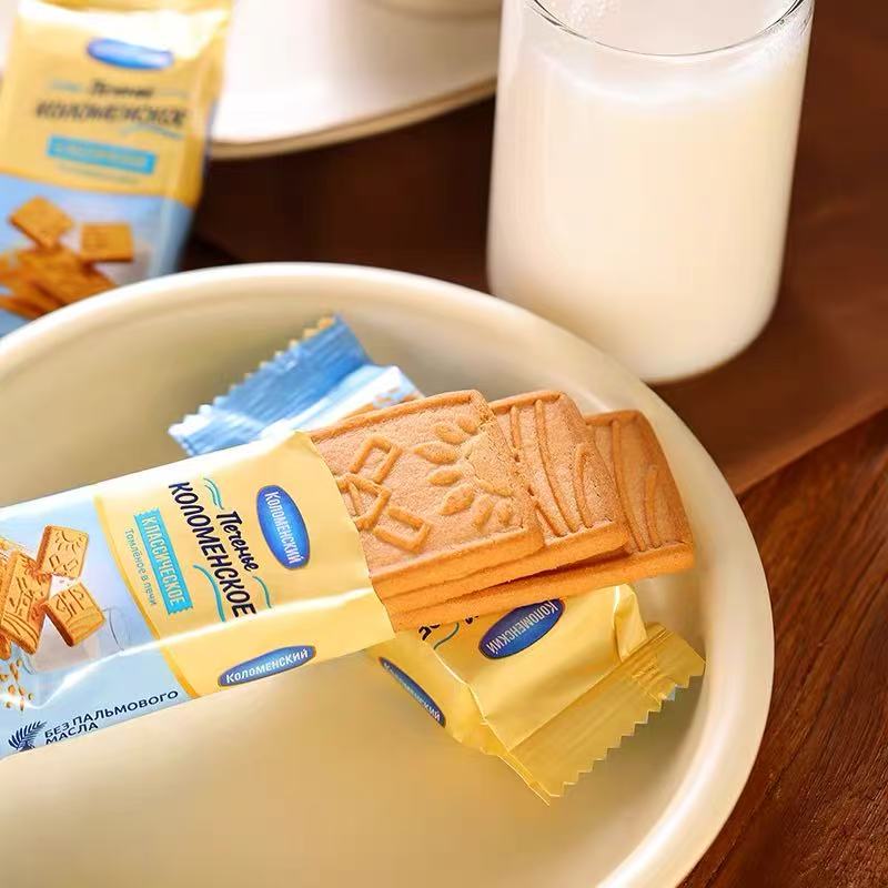 【独立包装 拍一发二】俄罗斯进口卡洛姆思克牌酥饼干210g/袋