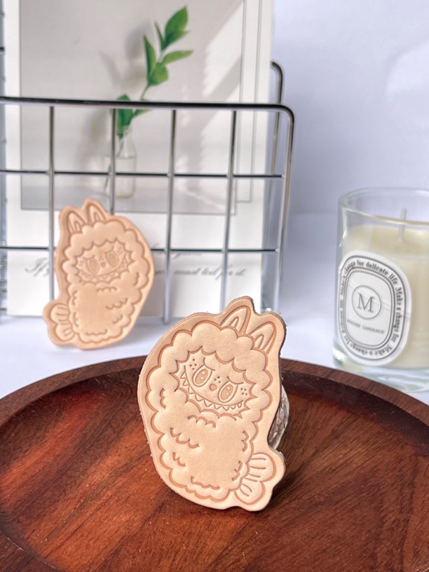 牛皮挂件包挂冰箱贴门禁卡手工DIY 