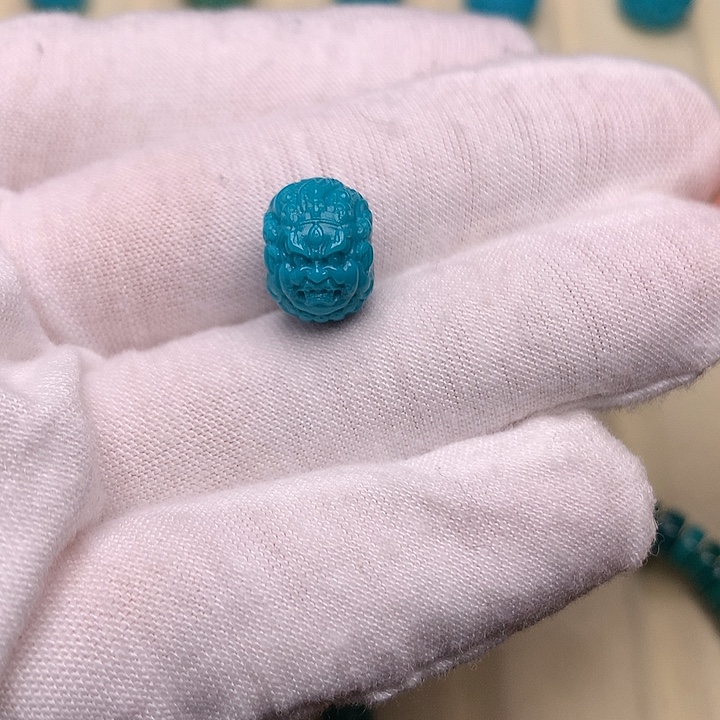 绿松石未镶嵌绿松石黑天11.7