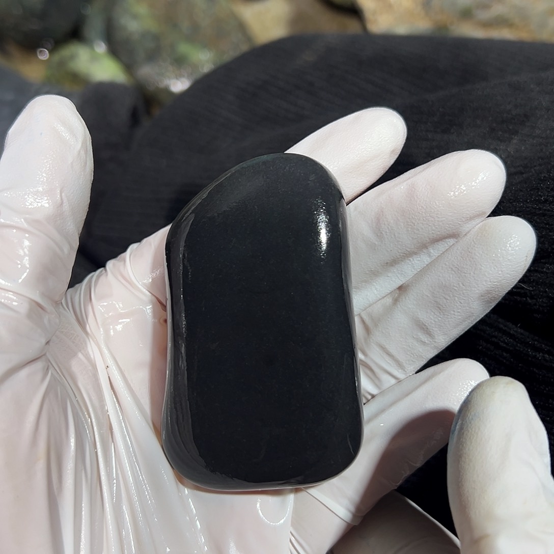 未镶嵌蛇纹石玉西藏藏玉药王石用****4