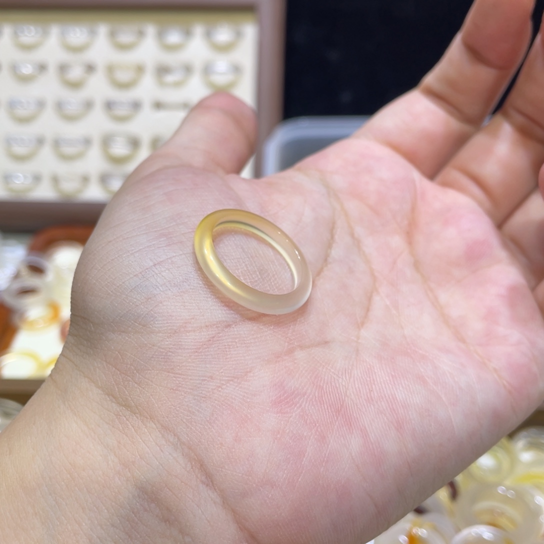 玛瑙/玉髓未镶嵌戒指254号港19