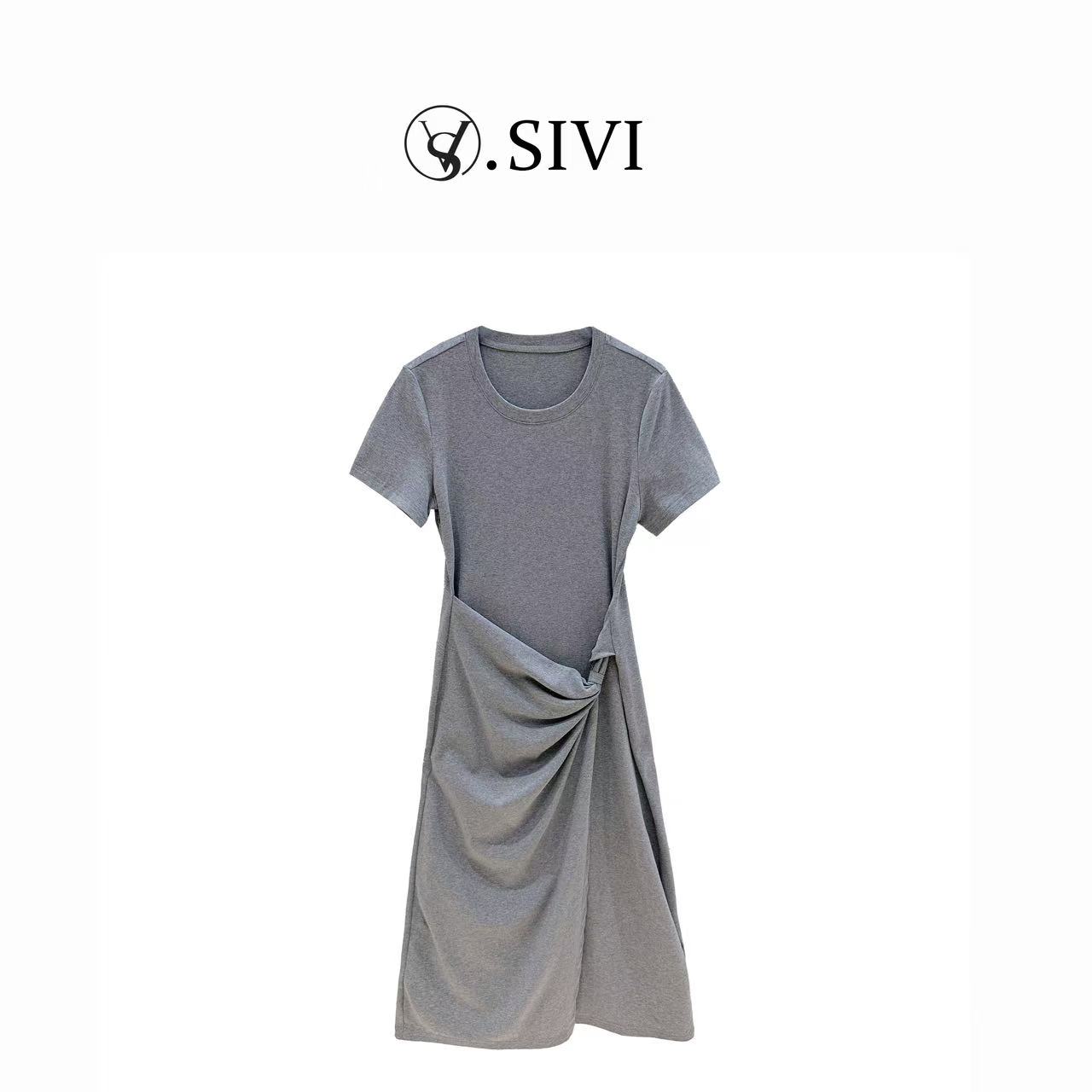 熙薇【坠入秘境】2025春季新款休闲气质显瘦连衣裙H1942