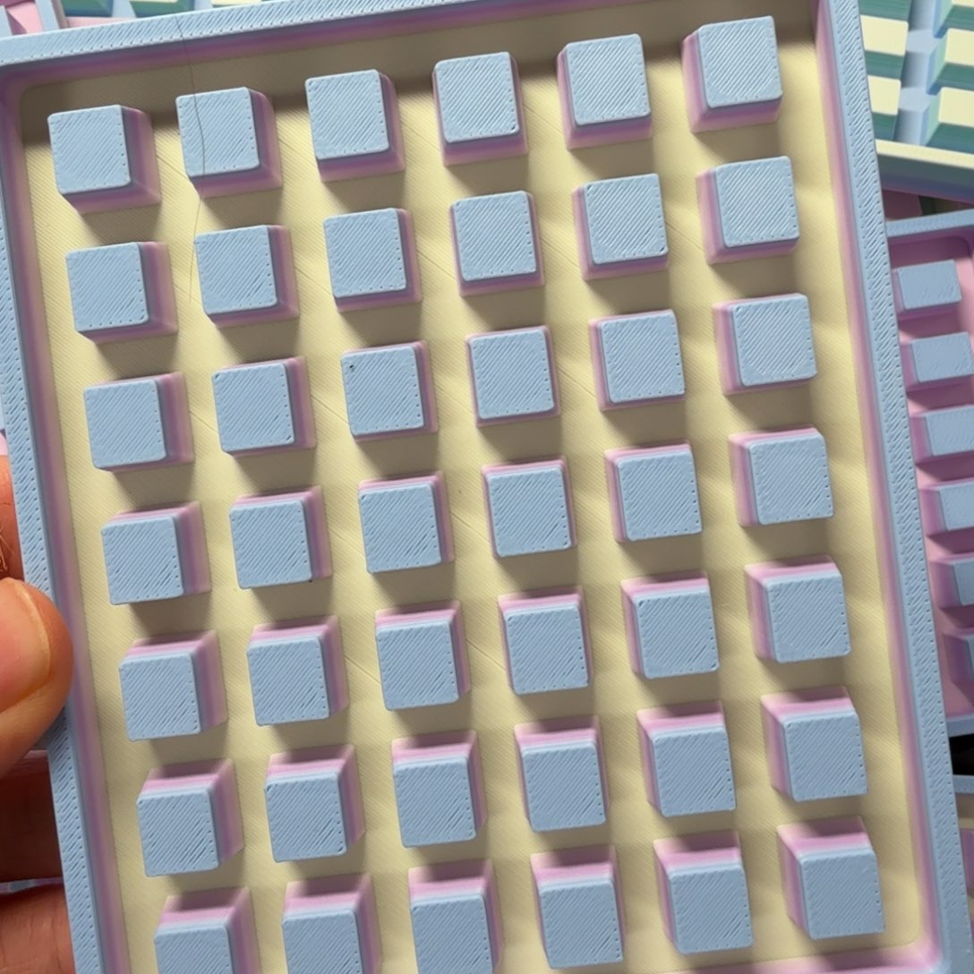 15✖️15随机马卡龙色食盆