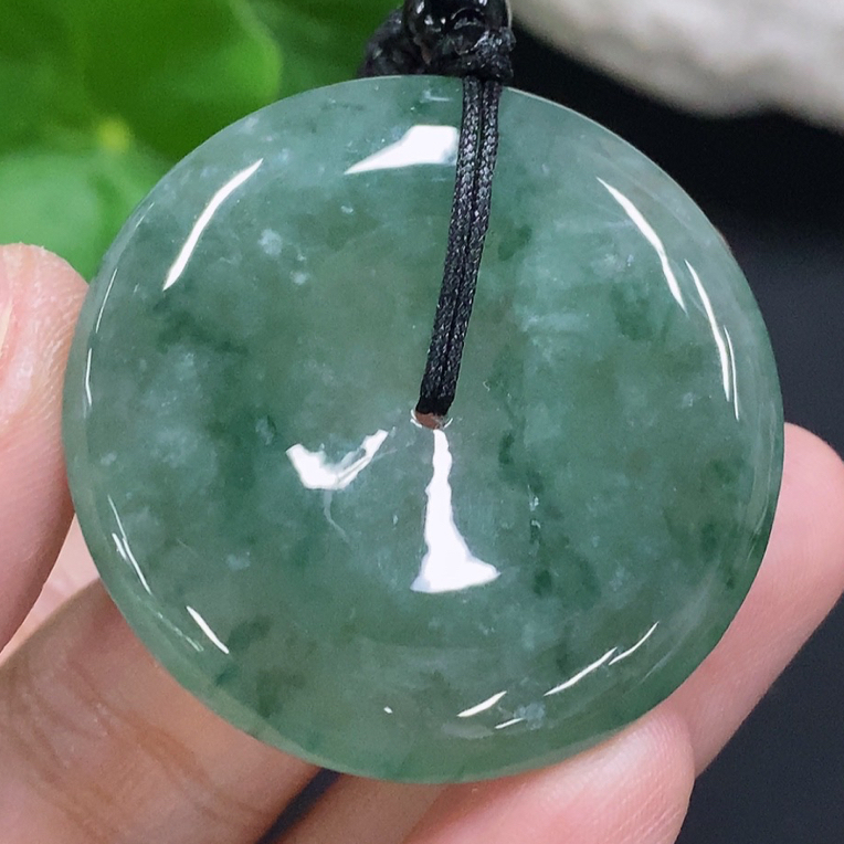 翡翠A货平安扣玉质细腻日常百搭