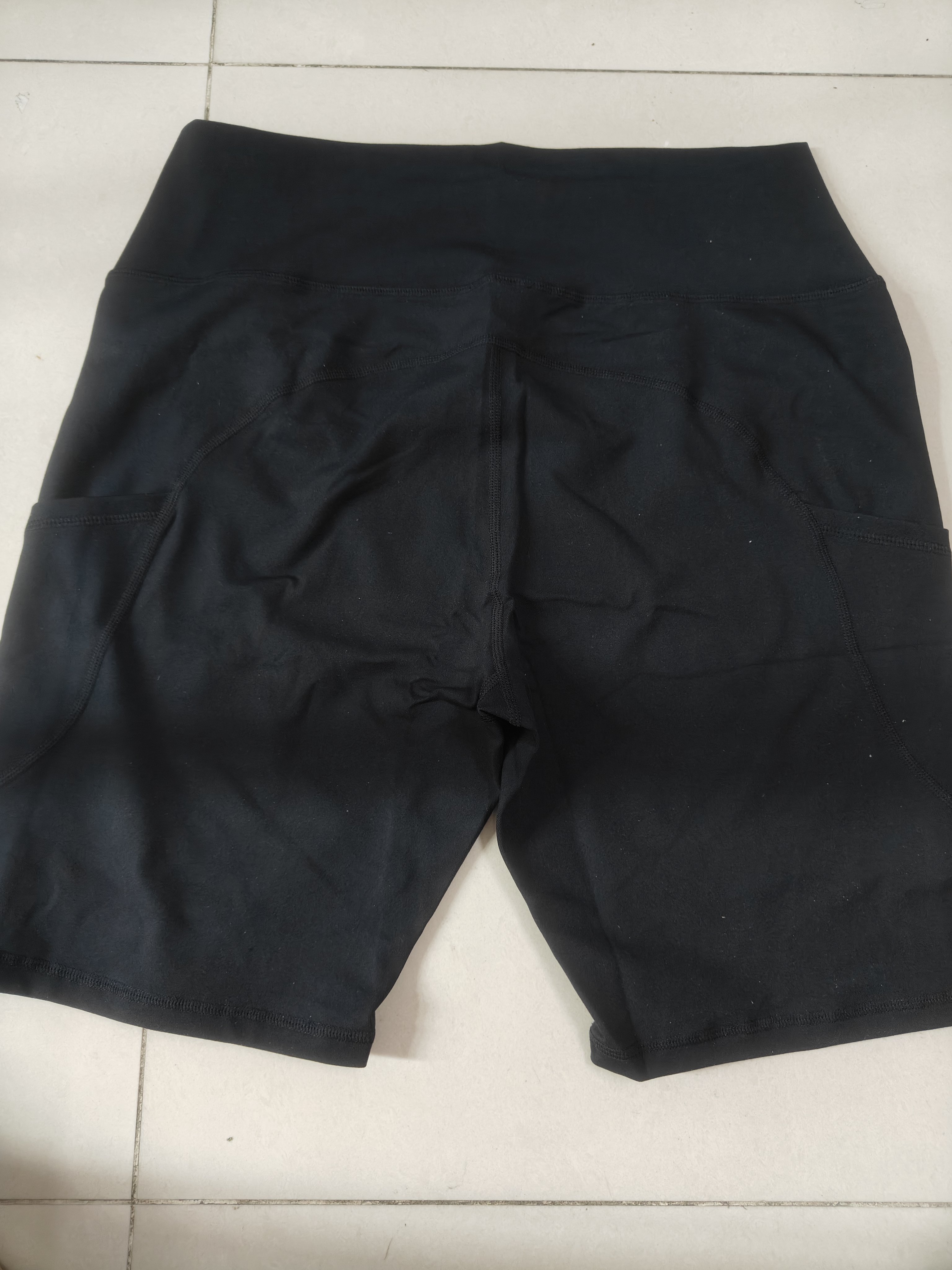 女士运动三分裤高腰提臀速干薄款夏季跑步瑜伽骑行短裤