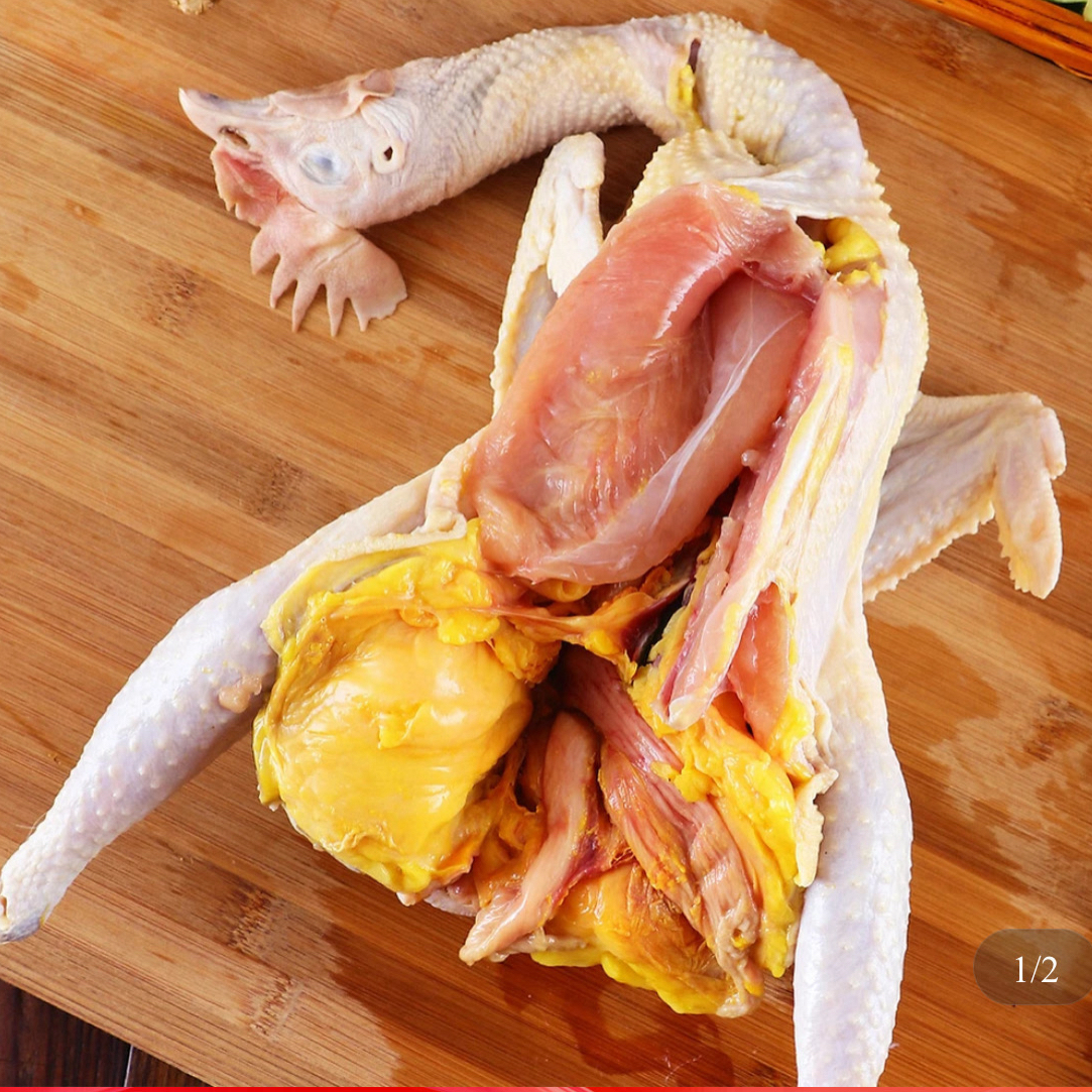 农村散养2年芦花老母鸡，新鲜现杀，不带肝