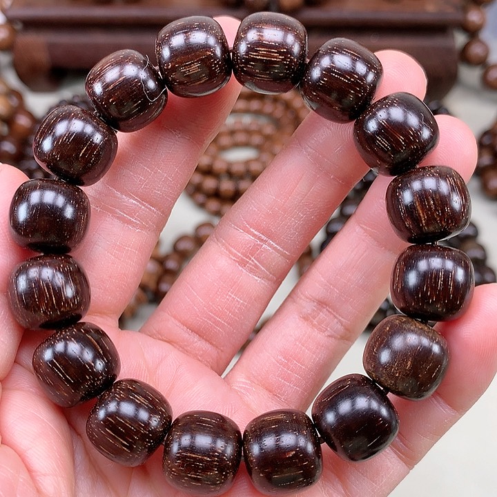 【闪购商品】贡木无事牌13*14黑油虎珀金丝（黑金）