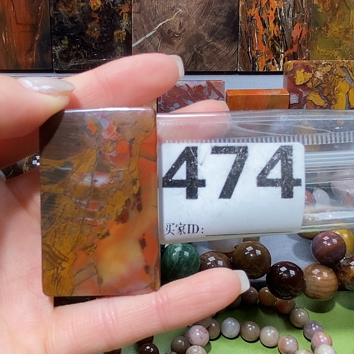 硅化玉未镶嵌天然北票树化玉吊坠