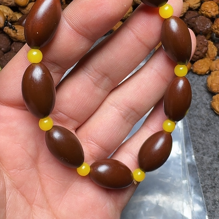 橄榄核手串我的小