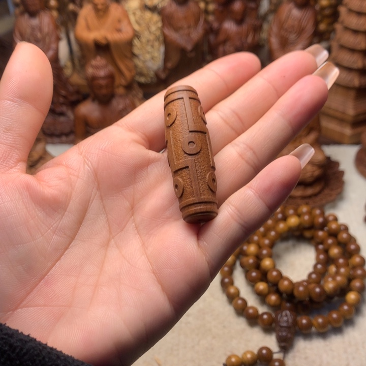 檀香木其他老山檀香手把件