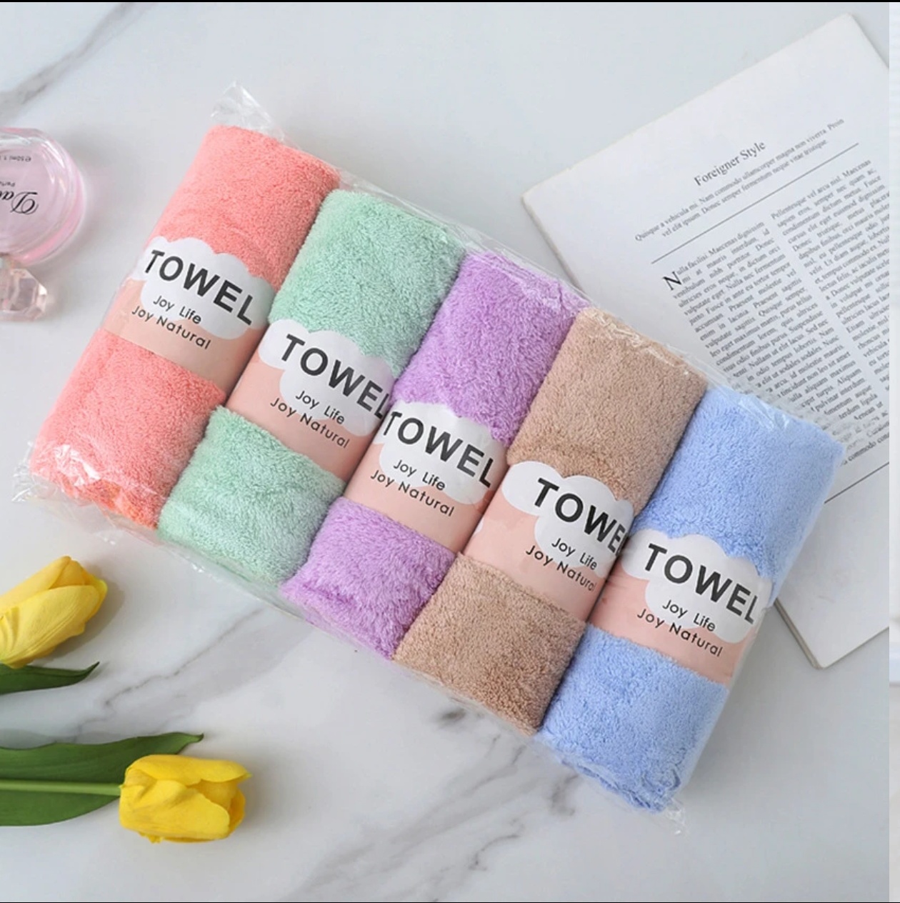 【文文严选】加大加厚家用吸水洗脸毛巾 颜色随机