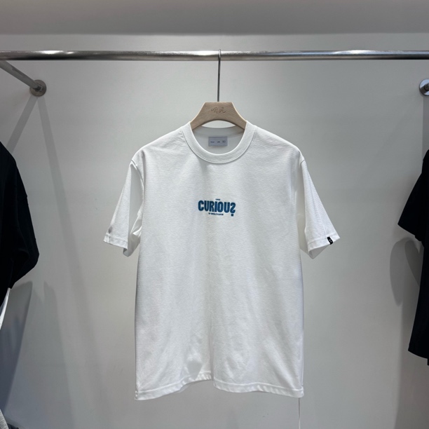 25年春季新款短袖T恤潮牌ins字母印花男士上衣时尚休闲半袖打底衫