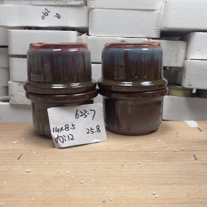 紫砂花盆多肉花盆微瑕7