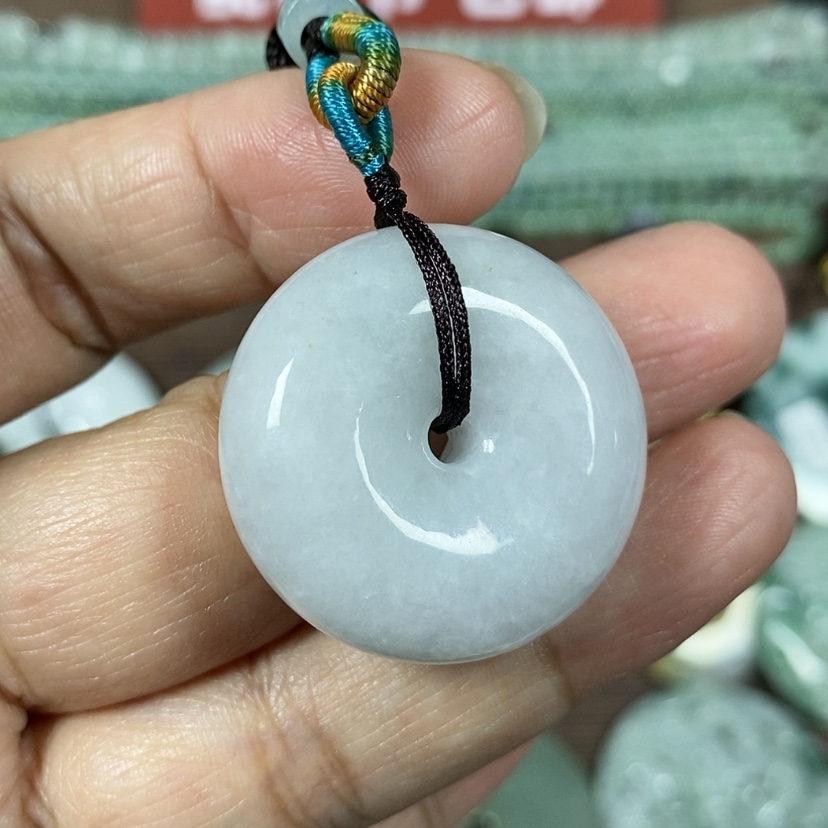 【闪购商品】翡翠颈饰未镶嵌玉吊坠翡翠玉算盘扣