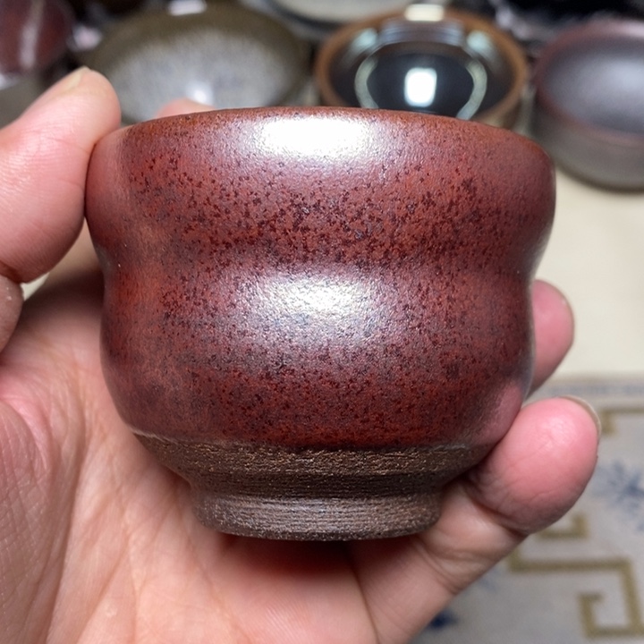 茶盏盏心茶器放漏了