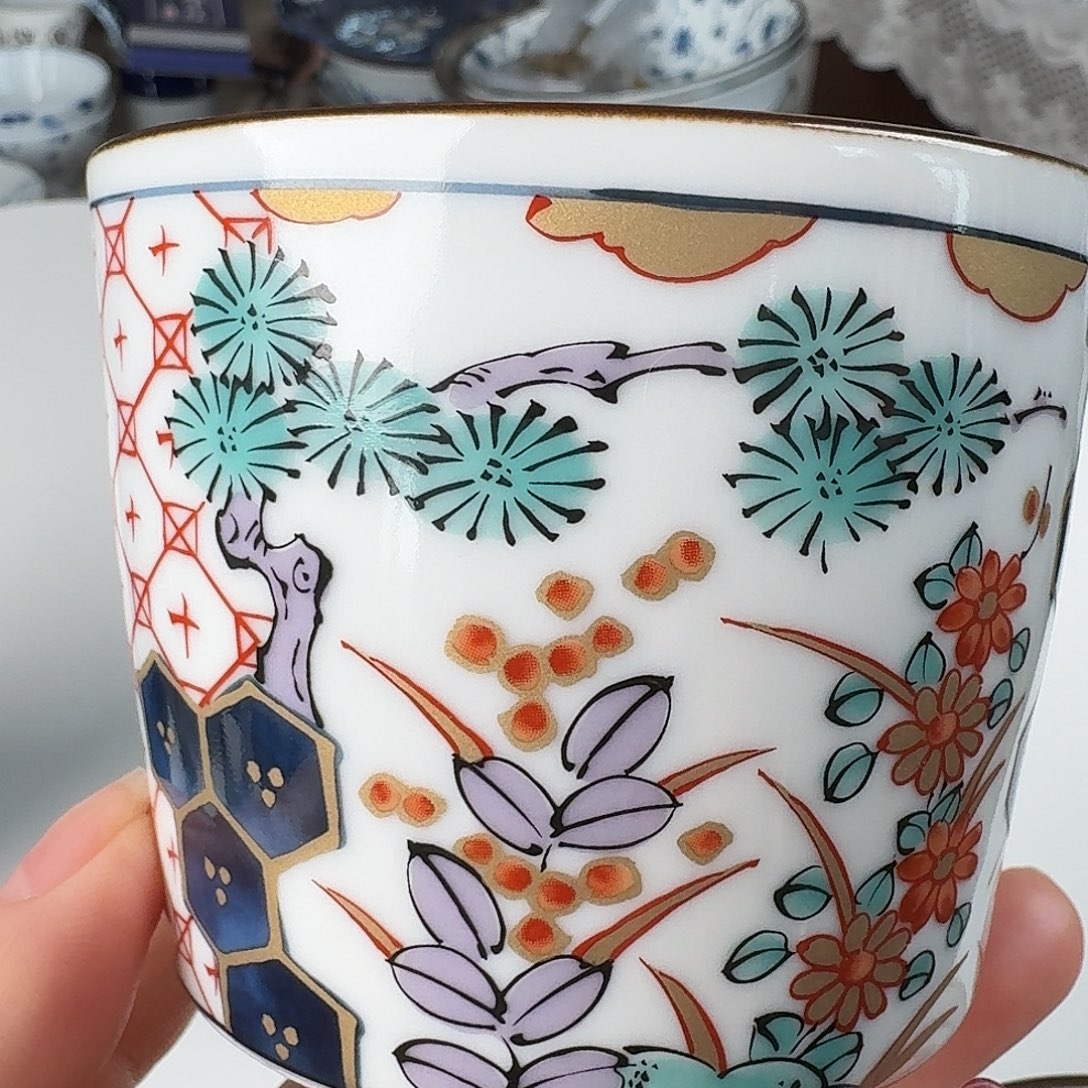 瓷风花系列230毫升水杯