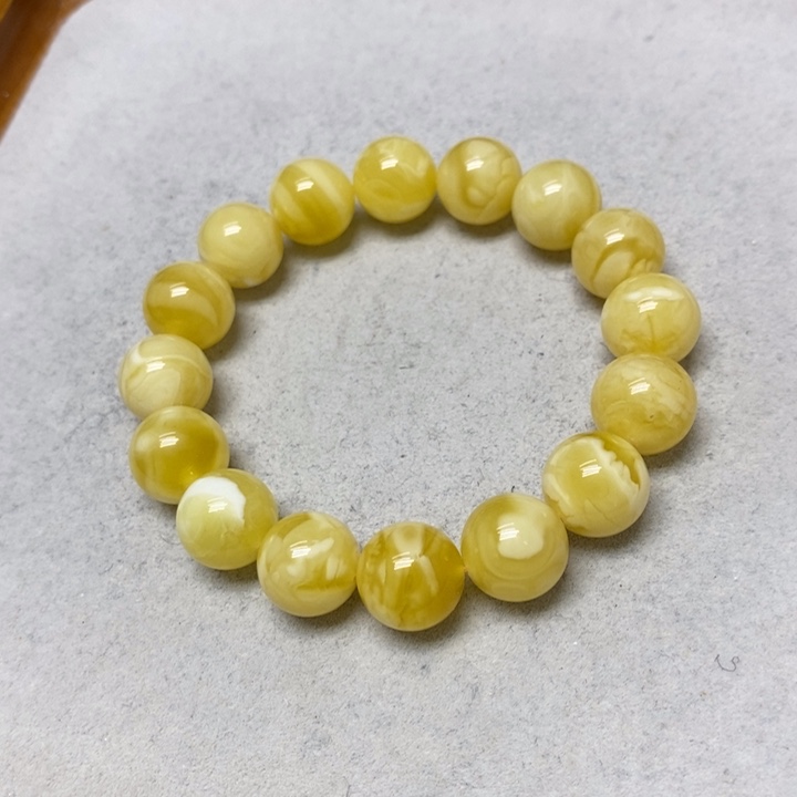 蜜蜡未镶嵌裸石串