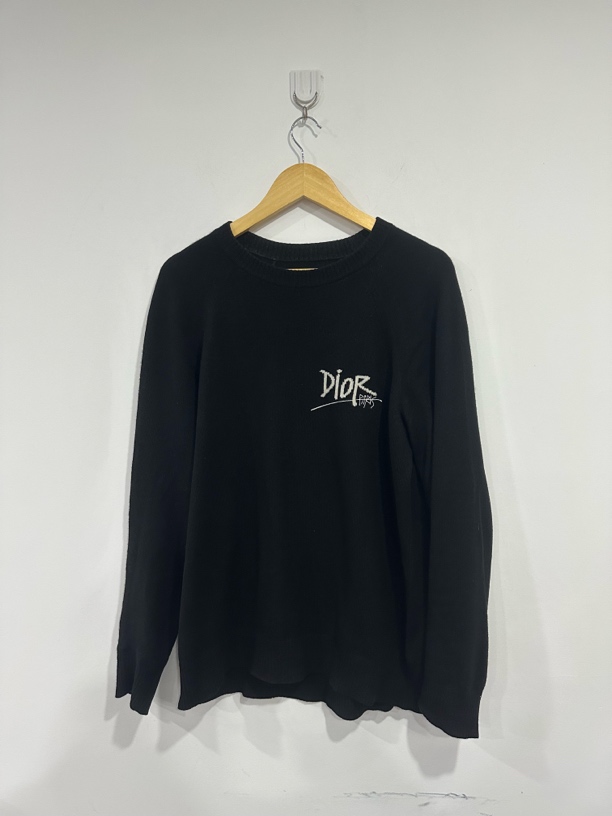 99新 DIOR/迪奥 Dior 迪奥 经典字母针织衫 L 98新 领标剪了