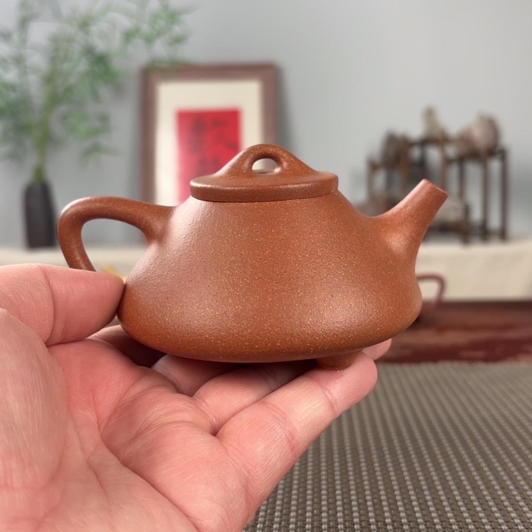 紫砂茶壶微瑕黄龙山原矿紫砂壶