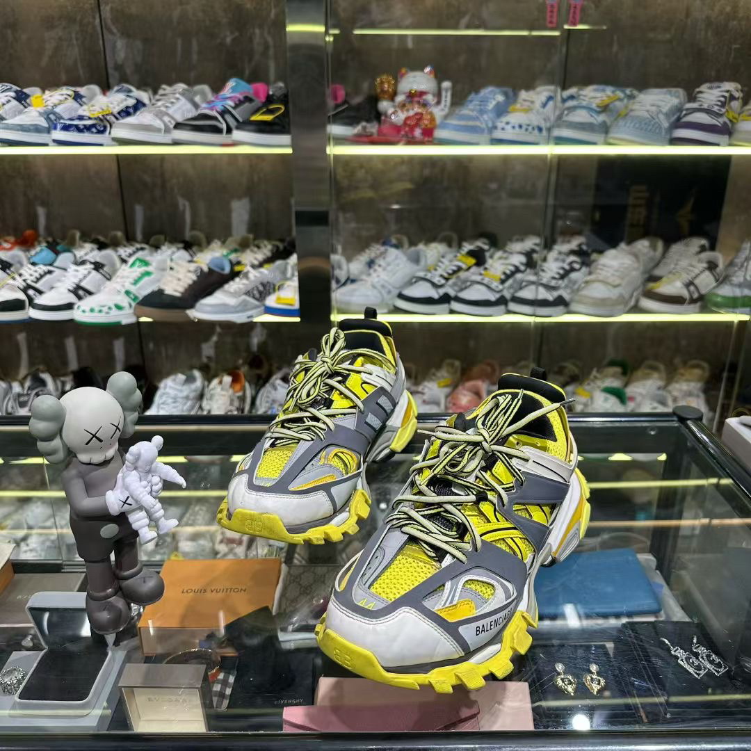 99新 Balenciaga/巴黎世家 黄track老爹鞋/44码/原盒/99新