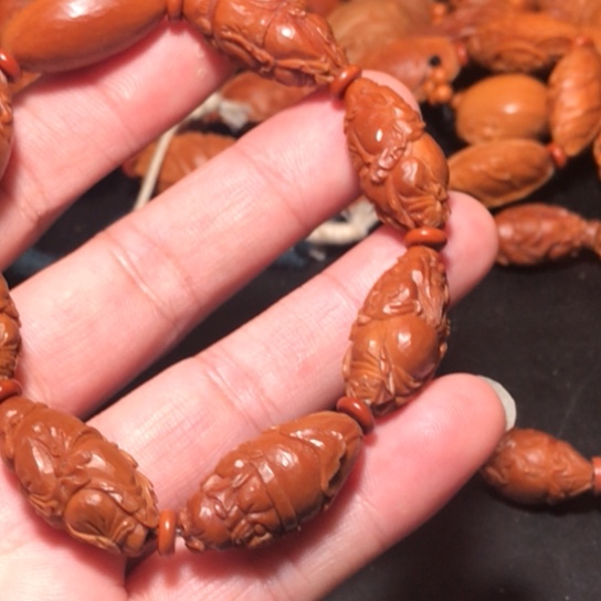 天***部手串/手链橄榄核五福临门纯手工制作