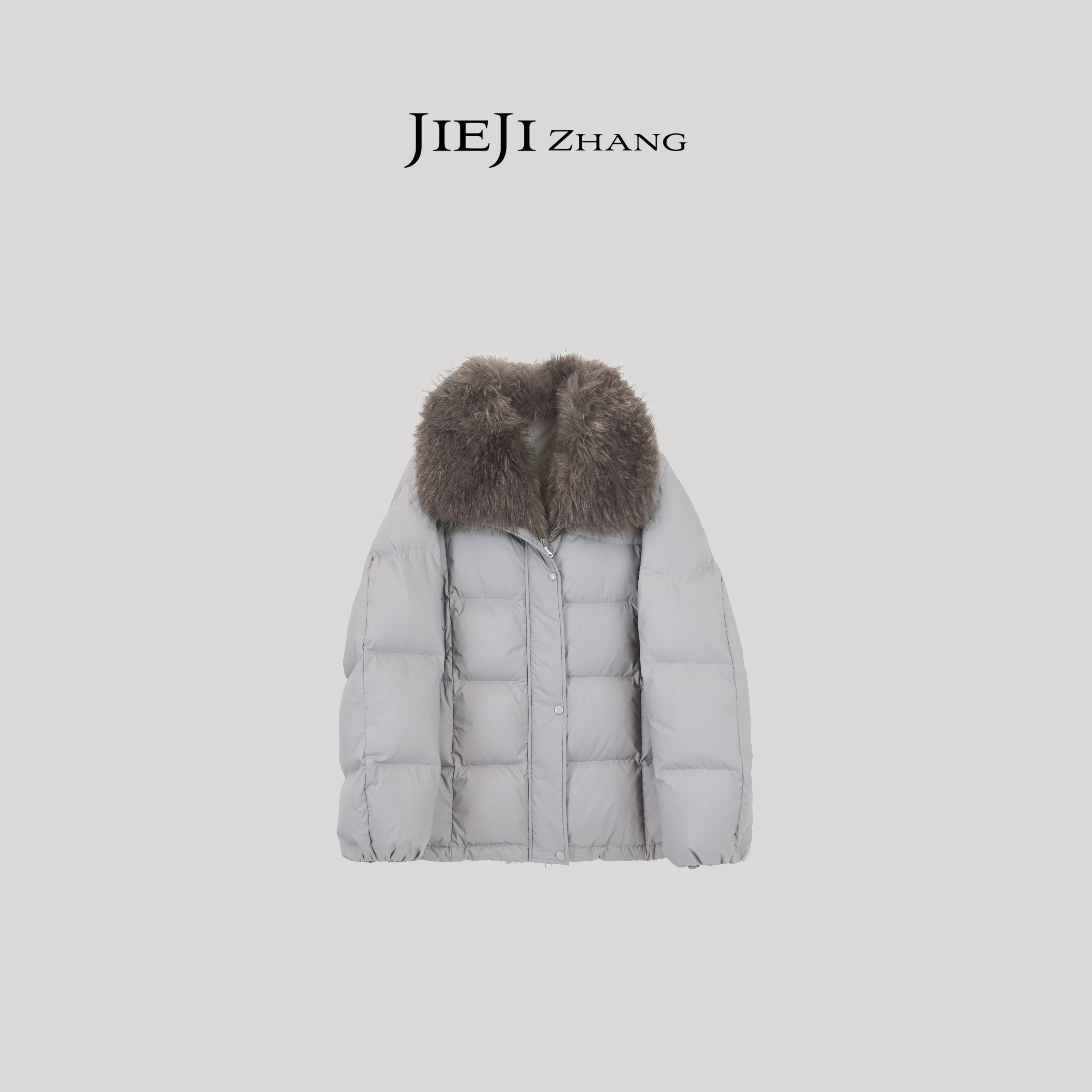 【JIEJI ZHANG】波兰进口绒高级定制秋冬时尚百搭长款鹅绒服351322