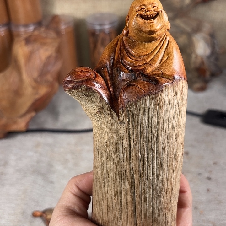 成***禅崖柏崖柏雕刻乐乐